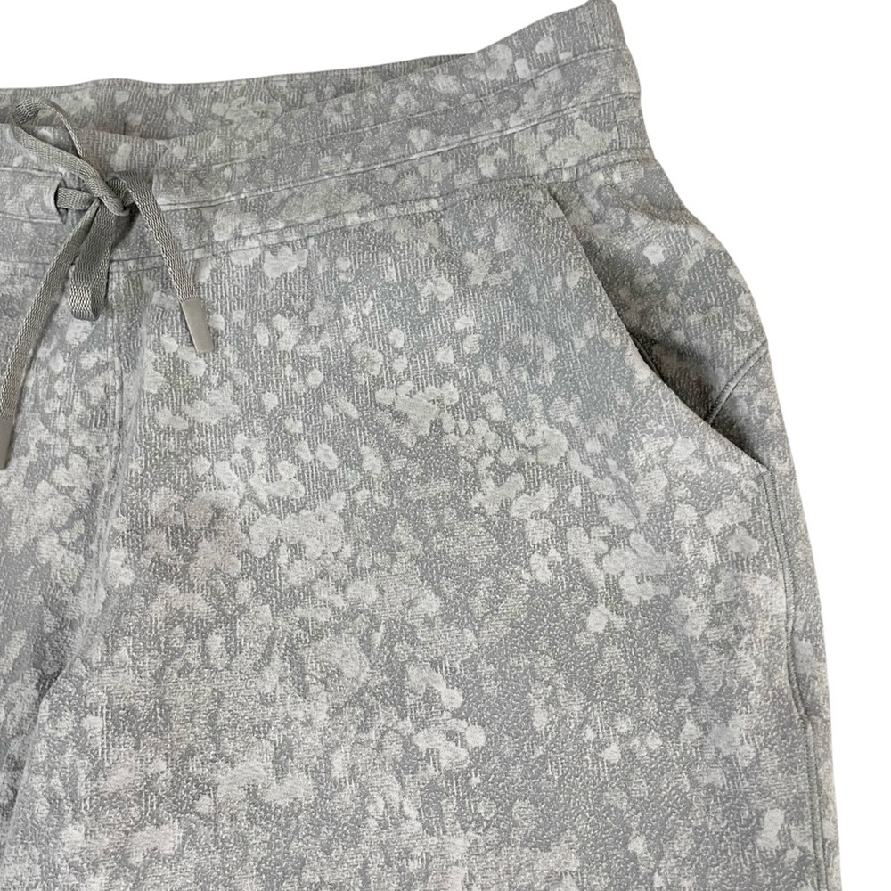 lululemon Ready To Rulu Jogger Crop Speckle Spritz Grey Silver Sz 14 - Picture 10 of 16